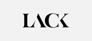 LACK - Fashion magazine logo versions