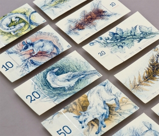 Hungarian paper money by Barbara Bernát