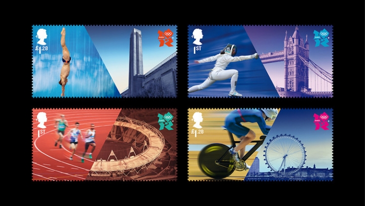 Welcome Olympic 2012 stamp by Royal Mail