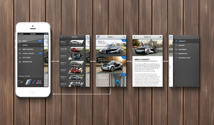 BMW app concept by JustD